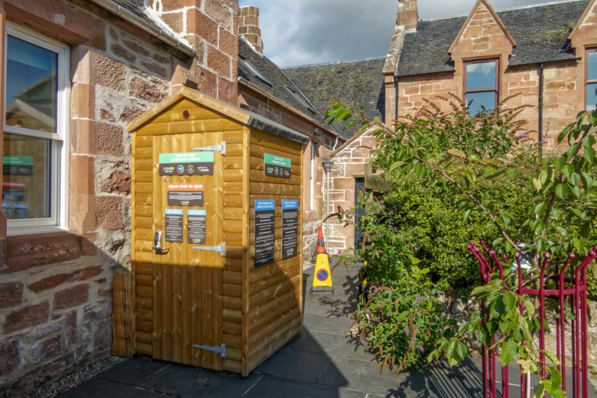 Example of Community Fridge in Scotland / Image: © Copyright valenta