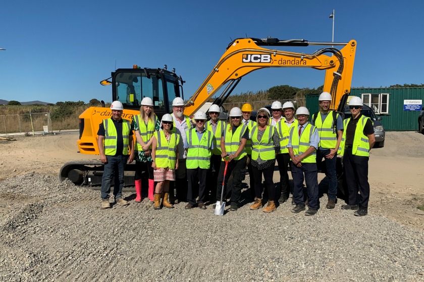 Local Authority Members attend the ground breaking ceremony